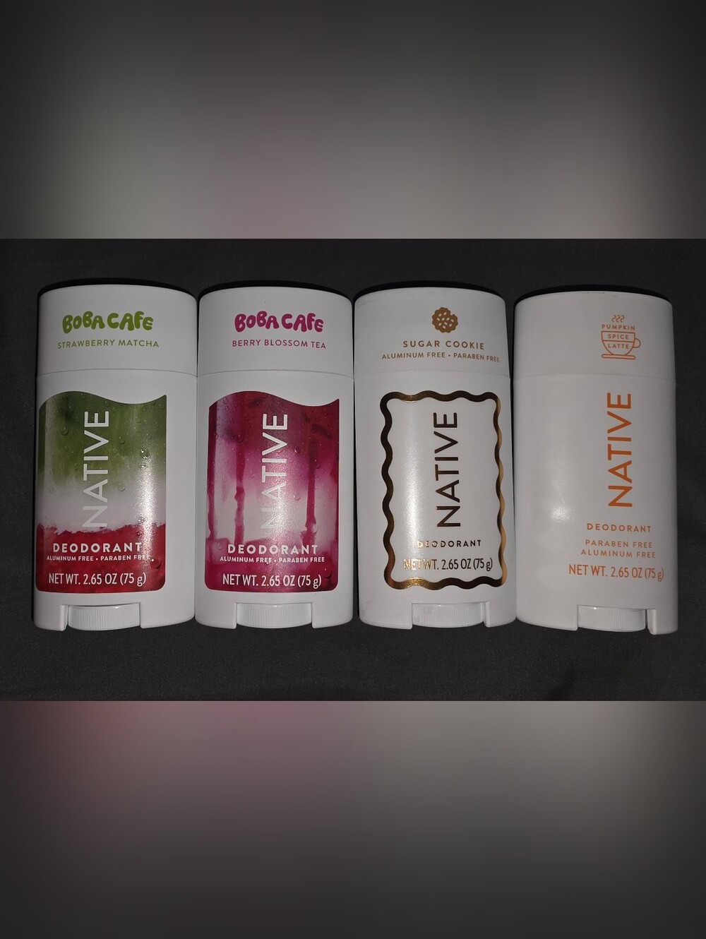 Native Deodorant FOUR LIMITED EDITION SCENTS